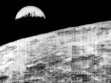 Earthrise from the Moon, Lunar Orbiter (first photo of the Earth from the Moon)